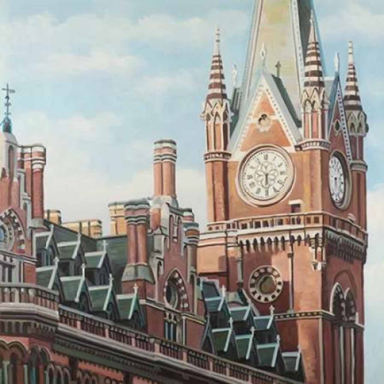 St-Pancras Station in London Poster Print by Atelier B Art Studio - Item # VARPDXBEGCIT260